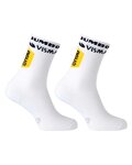 AGU Cyklistické ponožky klasické - JUMBO-VISMA 2022 - biela