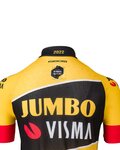 AGU Cyklistický dres s krátkym rukávom - JUMBO-VISMA 22 KIDS - žltá/čierna