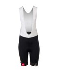 AGU Cyklistické nohavice krátke s trakmi - JUMBO-VISMA 22 KIDS - čierna