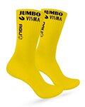 AGU Cyklistické ponožky klasické - JUMBO-VISMA 2022 - žltá