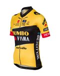 AGU Cyklistický dres s krátkym rukávom - JUMBO-VISMA 23 LADY - žltá/čierna