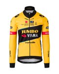 AGU Cyklistická zateplená bunda - JUMBO-VISMA 2023 - čierna/žltá
