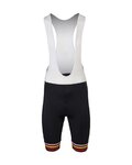 AGU Cyklistické nohavice krátke s trakmi - JUMBO-VISMA TRIPLE VICTORY 2023 - čierna