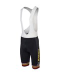 AGU Cyklistické nohavice krátke s trakmi - JUMBO-VISMA TRIPLE VICTORY 2023 - čierna