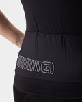 ALÉ Cyklistický dres bez rukávov - COLOR BLOCK LADY - čierna