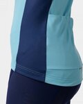 ALÉ Cyklistický dres s dlhým rukávom zimný - FONDO 2.0 SOLID - svetlo modrá