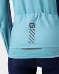 ALÉ Cyklistický dres s dlhým rukávom zimný - FONDO 2.0 SOLID - svetlo modrá