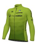 ALÉ Cyklistický dres s dlhým rukávom zimný - SLOVENIA NATIONAL 23 - zelená