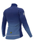 ALÉ Cyklistický dres s dlhým rukávom zimný - BULLET LADY WINTER - modrá