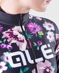 ALÉ Cyklistický dres s dlhým rukávom zimný - FIORI LADY WINTER - čierna
