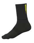 ALÉ Cyklistické ponožky klasické - AERO WOOL H16 - čierna