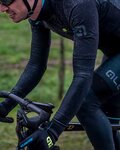 ALÉ Cyklistické návleky na ruky - KLIMATIK WINTER K-ATMO - čierna