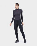 ALÉ Cyklistické nohavice dlhé bez trakov - ESSENTIAL LADY WNT - čierna