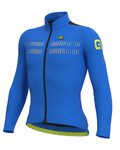 ALÉ Cyklistický dres s dlhým rukávom letný - WARM AIR SUMMER - modrá