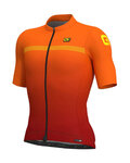 ALÉ Cyklistický dres s krátkym rukávom - FADE  - červená/oranžová
