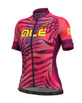 ALÉ Cyklistický dres s krátkym rukávom - SUNSET LADY - ružová