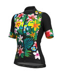ALÉ Cyklistický dres s krátkym rukávom - SARTANA LADY - viacfarebná/čierna