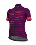 ALÉ Cyklistický dres s krátkym rukávom - ERGO LADY  - fialová