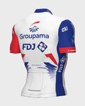 ALÉ Cyklistický dres s krátkym rukávom - GROUPAMA FDJ 2022 - červená/modrá/biela