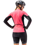 ALÉ Cyklistické návleky na ruky - SUNSELECT - ružová/čierna