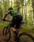 ALÉ Cyklistický dres s krátkym rukávom - ROCK OFF ROAD - čierna/zelená