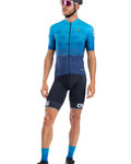 ALÉ Cyklistický dres s krátkym rukávom - MAGNITUDE - svetlo modrá/modrá