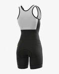 ALÉ Cyklistický overal - CLASSICO RL 2.0 LADY - biela/čierna