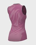 ALÉ Cyklistické tričko bez rukávov - ETESIA LADY - ružová