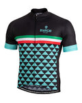 BIANCHI MILANO Cyklistický dres s krátkym rukávom - CODIGORO - čierna