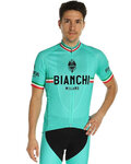 BIANCHI MILANO Cyklistický dres s krátkym rukávom - ISALLE - modrá