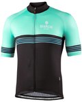 BIANCHI MILANO Cyklistický dres s krátkym rukávom - PRIZZI - zelená/čierna