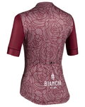 BIANCHI MILANO Cyklistický dres s krátkym rukávom - SOSIO LADY - fialová