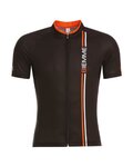 Cyklistický dres s krátkym rukávom - BLADE  - oranžová/čierna