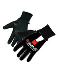 Cyklistické rukavice dlhoprsté - WINTER - čierna