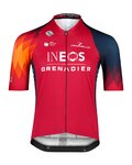 BIORACER Cyklistický dres s krátkym rukávom - INEOS GRENADIERS 2023 ICON RACE - modrá/červená