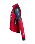 BIORACER Cyklistická zateplená bunda - INEOS GRENADIERS 2023 ICON TEMPEST RACE - modrá/červená