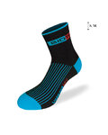 BIOTEX Cyklistické ponožky klasické - TERMO - čierna/modrá
