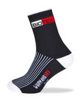 BIOTEX Cyklistické ponožky klasické - TERMO - biela/čierna