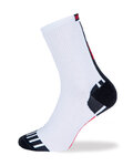 BIOTEX Cyklistické ponožky klasické - THERMOLITE - biela/čierna