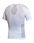 BIOTEX Cyklistické tričko s krátkym rukávom - BIOFLEX RAGLAN - biela/šedá