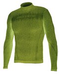 BIOTEX Cyklistické tričko s dlhým rukávom - 3D TURTLENECK - zelená