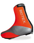 BIOTEX Cyklistické návleky na tretry - RAIN - strieborná/oranžová