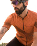 BIOTEX Cyklistický dres s krátkym rukávom - SOFFIO - oranžová