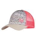 BUFF Cyklistická čiapka - TRUCKER OZIRA KIDS - šedá/ružová