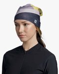 BUFF Cyklistická čelenka - UV® UNDERHELMET GLEN - šedá/žltá/modrá
