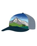 BUFF Cyklistická čiapka - TRUCKER KRIVÁŇ - šedá/zelená/modrá