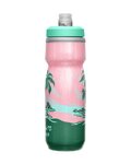 CAMELBAK Cyklistická fľaša na vodu - PODIUM® CHILL - zelená/ružová