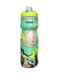 CAMELBAK Cyklistická fľaša na vodu - PODIUM® CHILL™ - zelená/hnedá/čierna