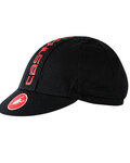 CASTELLI Cyklistická čiapka - RETRO 3 - červená/čierna
