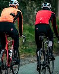 CASTELLI Cyklistická zateplená bunda - ALPHA ROS - červená/čierna